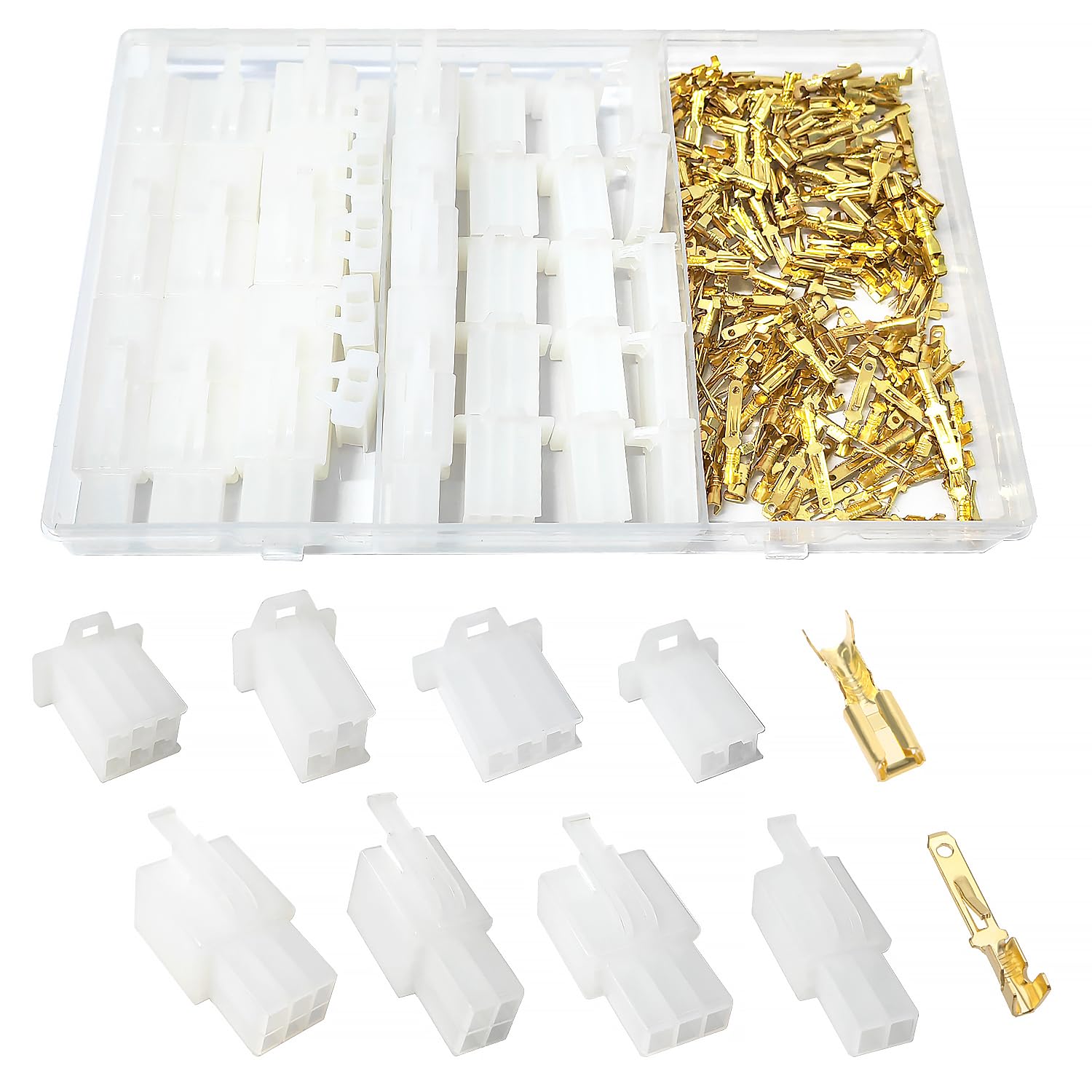 YIXISI 190 Adet 2 3 4 6 Pin Otomotiv Elektrik Kablosu Konnektör